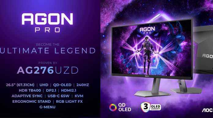 Noul monitor de gaming AGON PRO AG276UZD ridică ștacheta: rezoluție 4K și refresh rate de 240 Hz