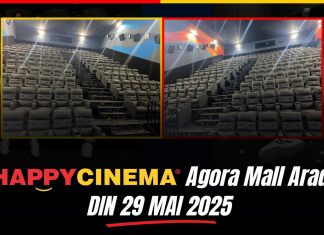 Happy Cinema deschide un nou cinematograf în Arad, în cadrul Agora Mall!