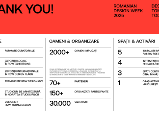 Romanian Design Week 2025 s-a încheiat – o ediție construită în colaborare, trăită de zeci de mii de oameni în întreg orașul