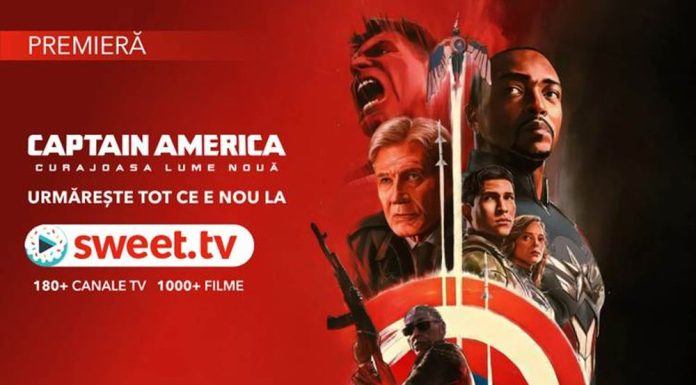 Captain America: Curajoasa lume nouă – acum pe SWEET.TV