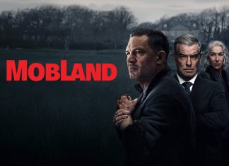 Interviuri cu Tom Hardy, Pierce Brosnan, Lara Pulver și Anson Boon & Mandeep Dhillon din MobLand/”Imperiul Mafiei”