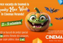 Spooky MAX Week la CINEMAX Veranda: filme de vacanță pentru cei mici și cei mari.