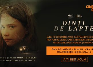 „Dinți de lapte”, o poveste tulburătoare a unei dispariții misterioase, ajunge în avanpremieră, în prezența echipei, în mai multe orașe din România