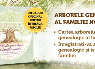 Arborele genealogic al familiei noastre – o carte care pastrează vie istoria familiei