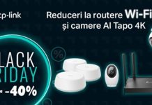 Conectivitate inteligentă cu Wi-Fi 7 și camere AI Tapo 4K 8MP: TP-Link oferă până la 40% reducere de Black Friday