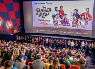 Peste 1400 de spectatori entuziaști la premiera de gală a comediei ÎN PIELEA MEA, cu: George Tănase, Ioana State, Vlad Gherman, Oana Gherman, Sergiu Costache, Azaleea Necula, Alexandra Răduță, Gabriel Vatavu, Ioana Ginghină, Daria Jane, Mihai Găinușă