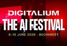 După Randi Zuckerberg și Zach King, prezenți în premieră în România în edițiile anterioare, Digitalium: The AI Festival – unde înveți să îți duci abilitățile la următorul nivel anunță cea de-a treia ediție, pe 9–10 iunie, la București
