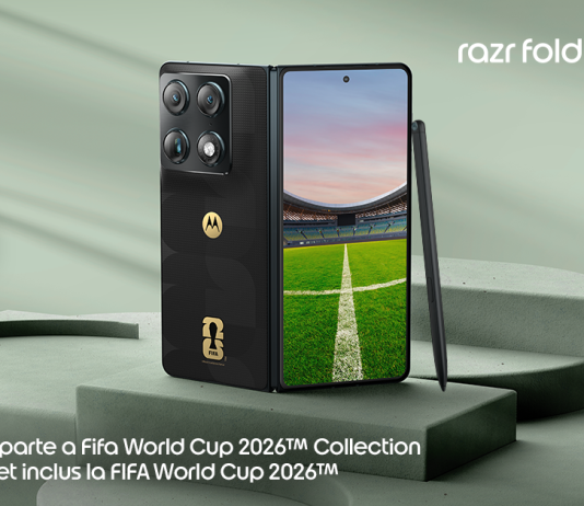 Motorola deschide precomenzile pentru razr fold, parte a FIFA World Cup 2026 Collection, disponibil în exclusivitate pe eMAG, cu acces garantat la un meci FIFA World Cup 2026