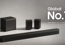 Samsung Electronics se clasează pe primul loc în vânzările globale de soundbar-uri pentru al 12-lea an consecutiv