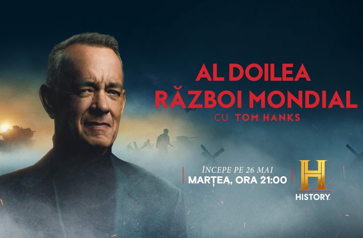 HISTORY Channel va difuza „Al Doilea Război Mondial cu Tom Hanks”, în premieră în România