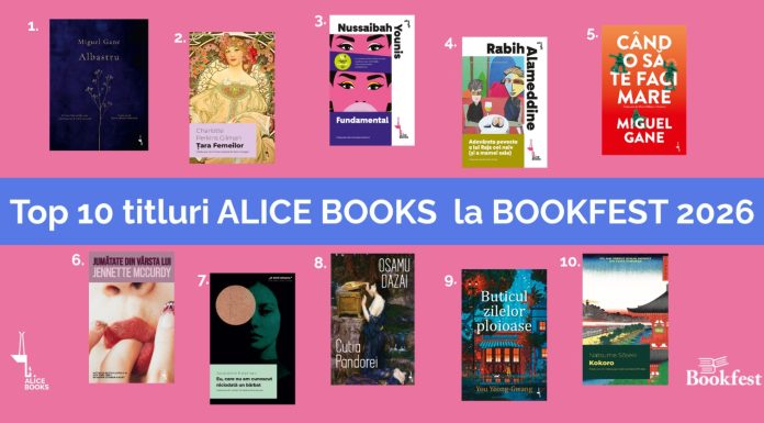 Cele mai apreciate titluri Alice Books la Bookfest 2026
