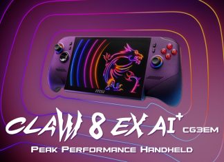 MSI lansează consola Claw 8 EX AI+ cu Intel® Arc G3 Extreme și Titan 18 HX Dragon Edition Draco Epic
