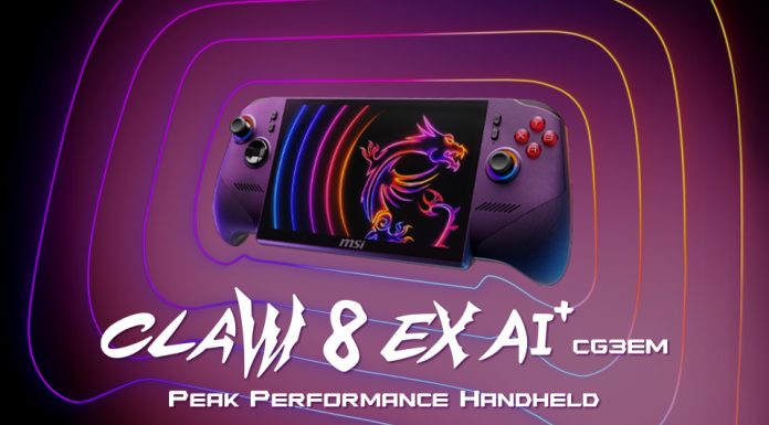 MSI lansează consola Claw 8 EX AI+ cu Intel® Arc G3 Extreme și Titan 18 HX Dragon Edition Draco Epic