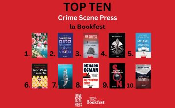 Crime Scene Press anunță topul celor mai vândute cărți de la Bookfest 2026. Thrillerul internațional și noile voci ale genului domină preferințele cititorilor