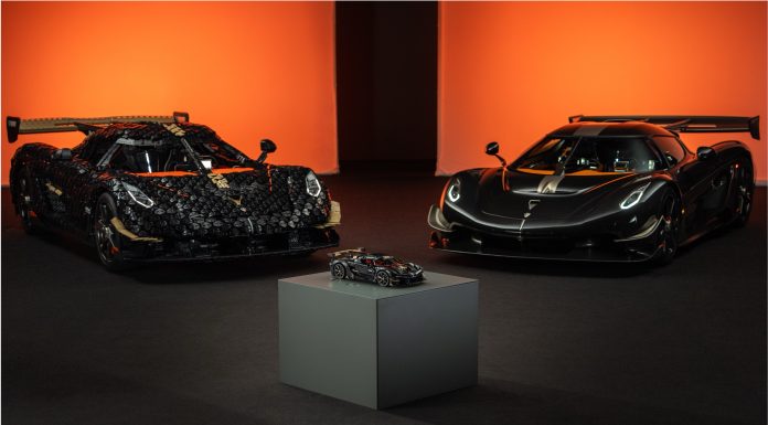 Cea mai rapidă mașină LEGO construită vreodată: Modelul LEGO Technic Koenigsegg Sadair’s Spear, realizat la scară 1:1, a atins viteza de 111 km/h pe traseul de la Goodwood Festival of Speed, pentru a marca lansarea noului set LEGO Technic