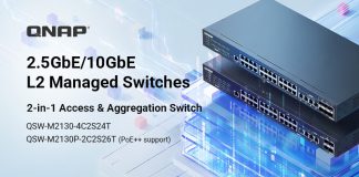 QNAP prezintă seria de switch-uri cu management web L2 QSW 2000 2,5GbE / 10GbE