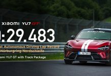 Xiaomi EV stabilește primul tur oficial de conducere autonomă din lume pe Nürburgring Nordschleife