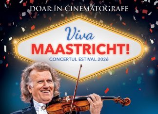 André Rieu revine pe marile ecrane la Happy Cinema cu concertul aniversar „Viva Maastricht!”, dedicat celor 20 de ani ale celebrelor spectacole