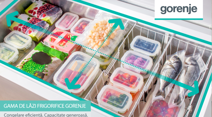 Mai mult spațiu, mai puține griji: soluțiile inteligente Gorenje pentru păstrarea alimentelor congelate