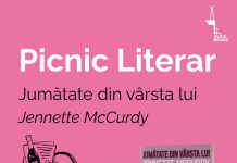 Editura Alice Books lansează seria de evenimente Picnicuri literare, cu debutul în beletristică al mult iubitei actrițe Jennette McCurdy, «Jumătate din vârsta lui»