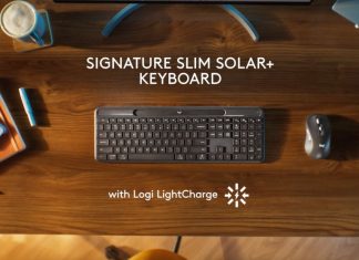 Logitech Signature Slim Solar+ K980 – “Quiet, comfortable, beautiful.”