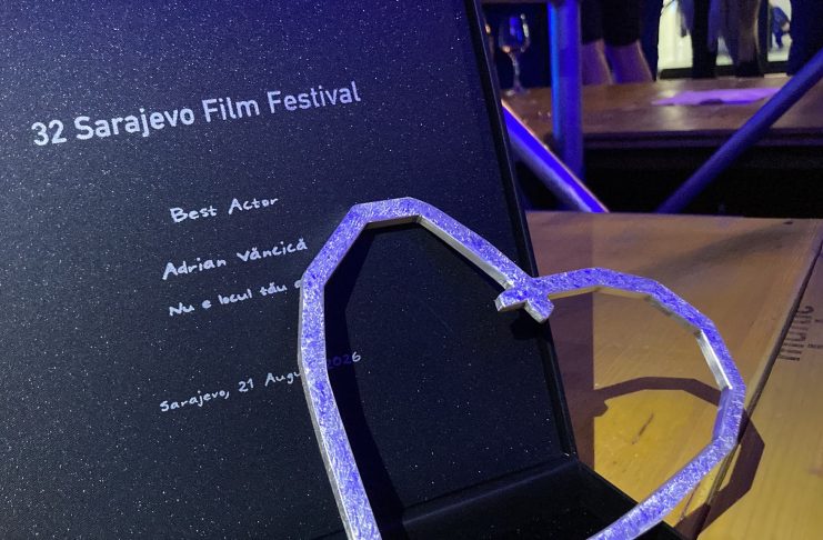 Adrian Văncică a câștigat premiul pentru cel mai bun actor pentru rolul principal din „Nu e locul tău aici”, la Festivalul Internațional de Film de la Sarajevo