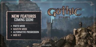 Actualizări pentru „Gothic Remake” care adaugă modul foto, modul Marvin, un sistem alternativ de progresie și suport pentru kitul de moduri