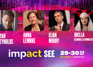 Ryan Reynolds, lideri globali și Diella, primul sistem AI din lume numit ministru, vin la București pentru IMPACT SEE