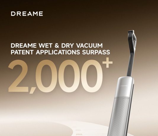 Dreame depășește pragul de 2.000 de cereri de brevet la nivel global pentru categoria aspiratoarelor umed – uscat