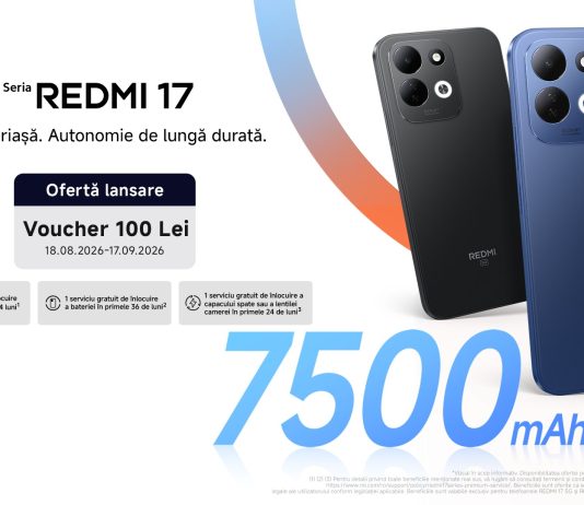 Xiaomi aduce în România seria REDMI 17, cu o baterie de 7.500 mAh, un ecran generos de 6,9 inch și rezistență pentru utilizarea zilnică
