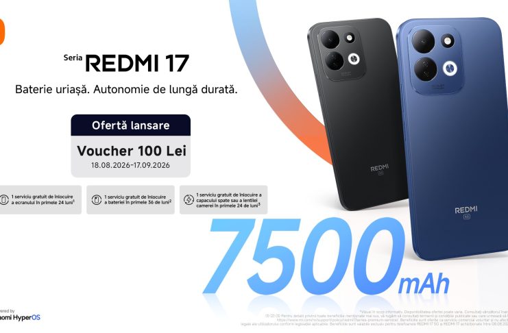 Xiaomi aduce în România seria REDMI 17, cu o baterie de 7.500 mAh, un ecran generos de 6,9 inch și rezistență pentru utilizarea zilnică