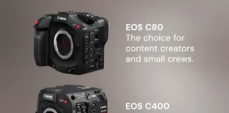 Canon îmbunătăţeşte gama Cinema EOS cu noi actualizări de firmware pentru modelele EOS C80 şi EOS C400