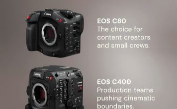 Canon îmbunătăţeşte gama Cinema EOS cu noi actualizări de firmware pentru modelele EOS C80 şi EOS C400