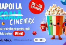 CINEMAX Veranda: filme pentru copii la 19 lei, în perioada 4 – 6 septembrie