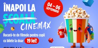 CINEMAX Veranda: filme pentru copii la 19 lei, în perioada 4 – 6 septembrie