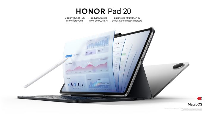 HONOR Pad 20: ecran 3K, funcții inteligente și autonomie extinsă